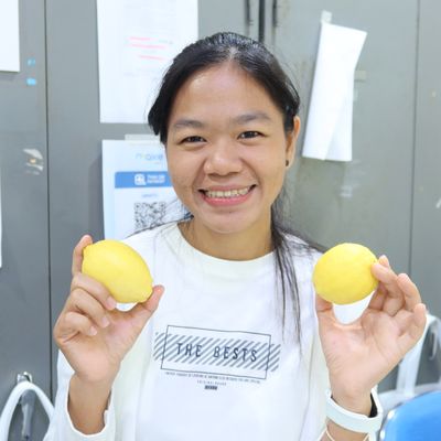 The PND students are happily smiling for the camera.