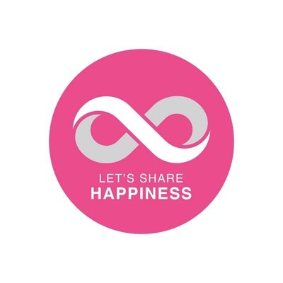 Let's share happiness Logo